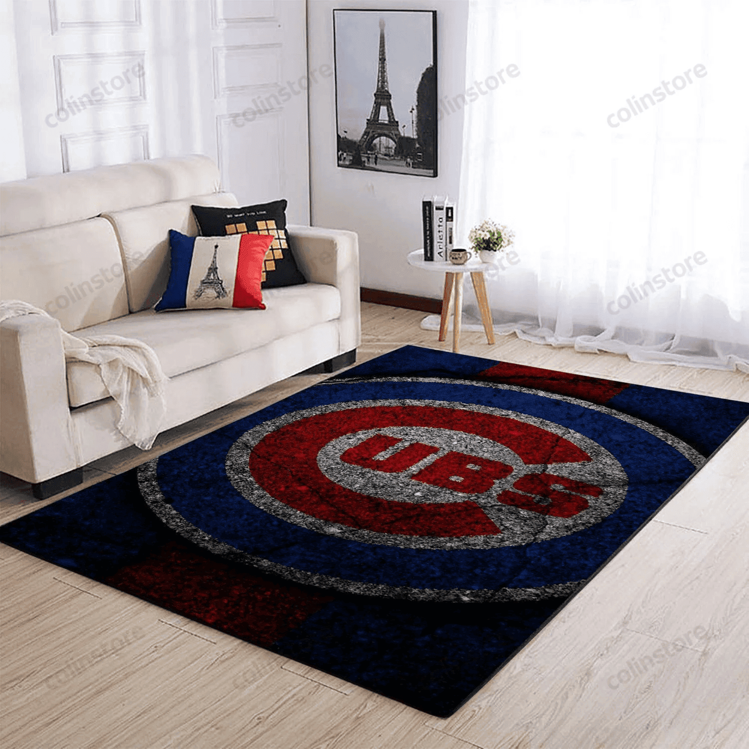 Chicago Cubs 3D Rectangle Area Rug – Full Print Carpet For Living Room & Bedroom Home Decor