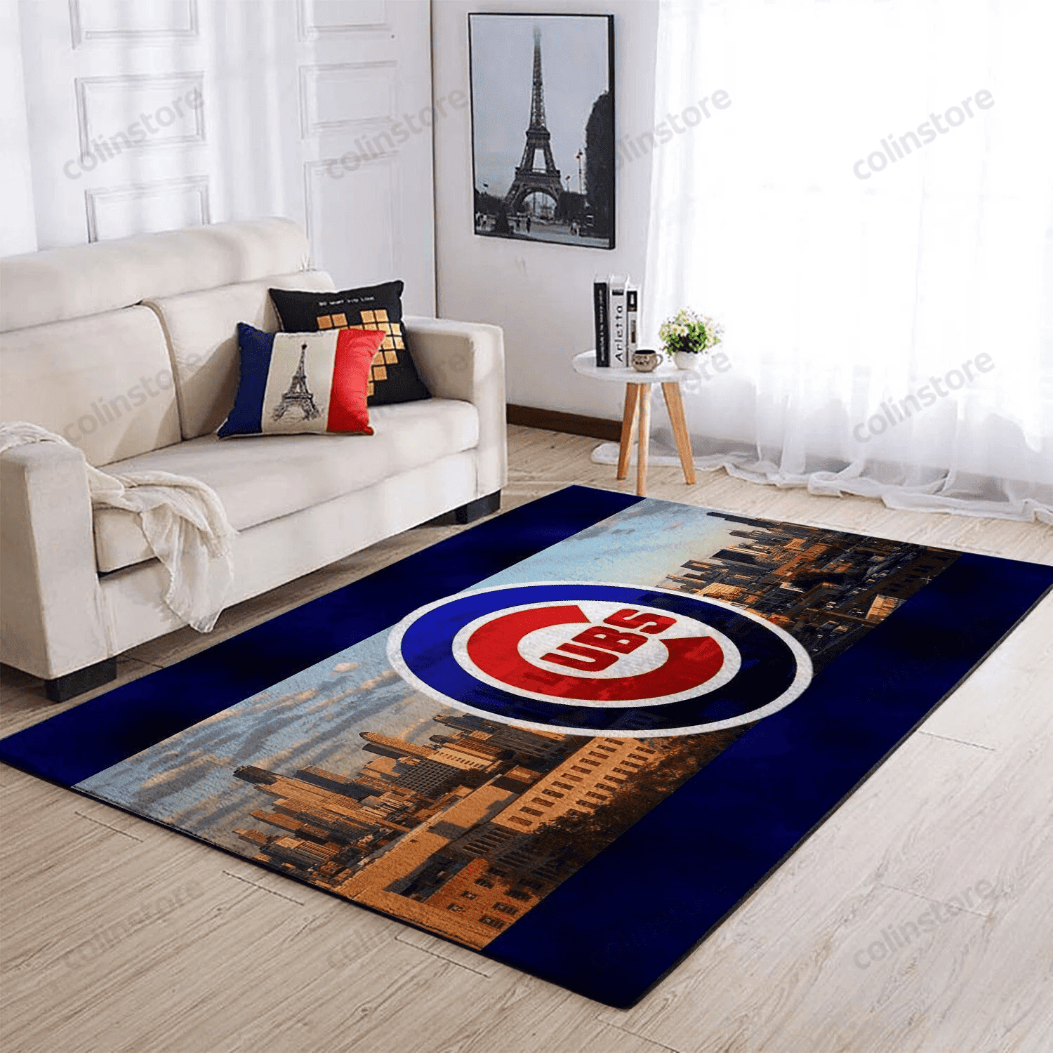 Chicago Cubs 3D Rectangle Area Rug – Full Print Carpet For Living Room & Bedroom Home Decor