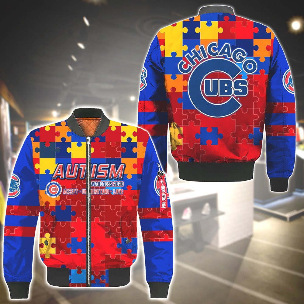 Chicago Cubs Bomber Jacket | MLB Team Jacket for Men & Women | Baseball Fan Gift