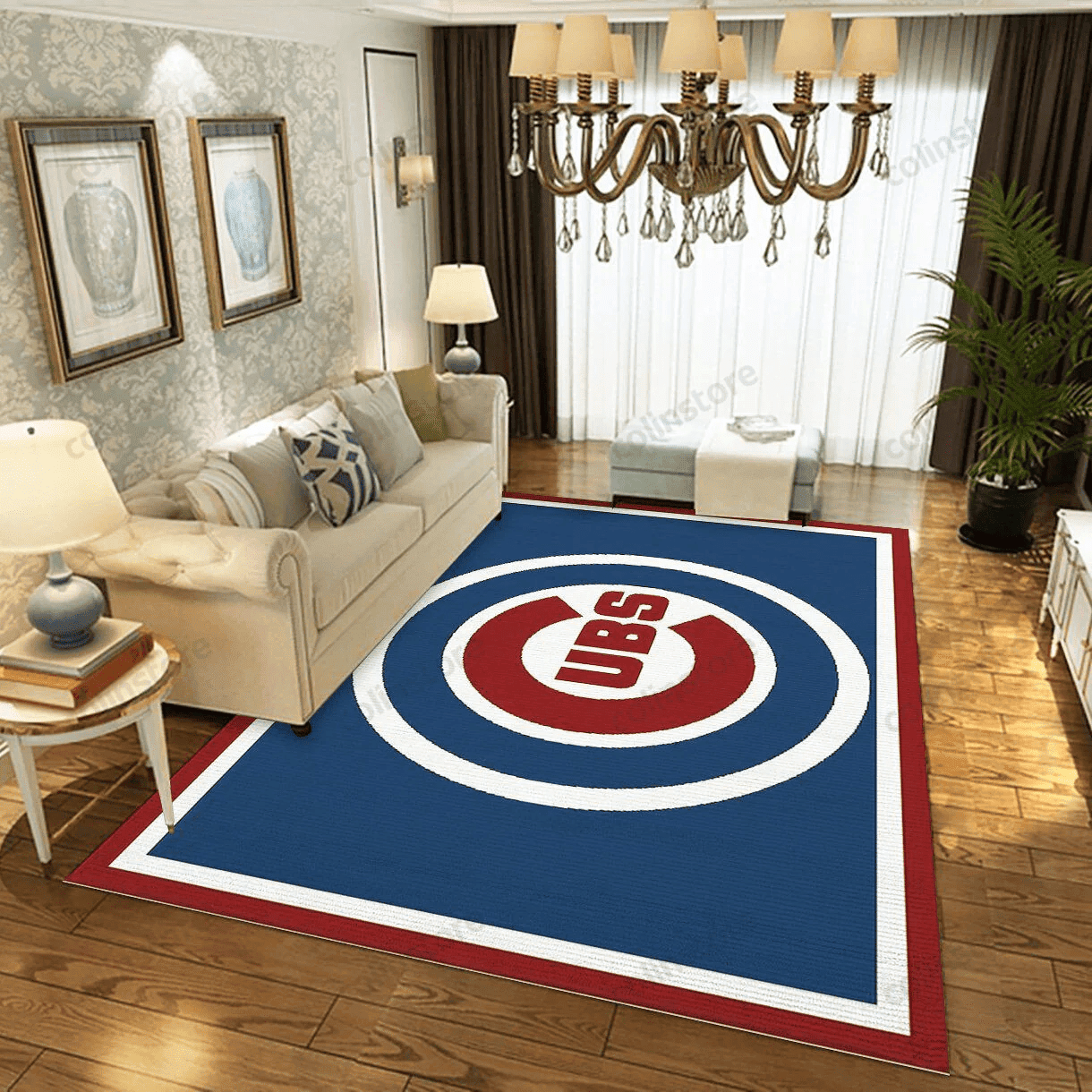 Chicago Cubs Imperial Spirit Rug Rectangle Area Rug – Full Print Carpet For Living Room & Bedroom Home Decor