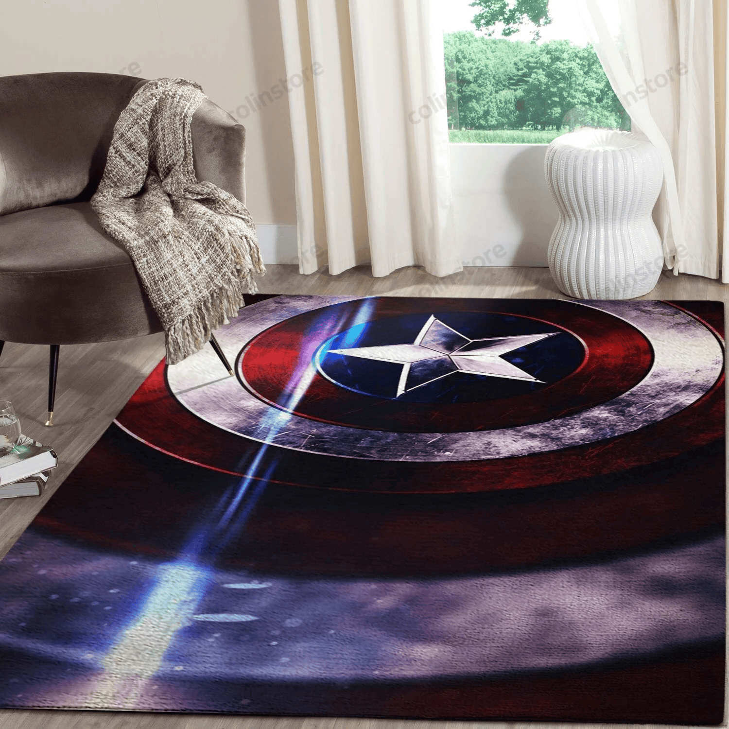 Chicago White Sox 3D Rectangle Area Rug – Full Print Carpet For Living Room & Bedroom Home Decor