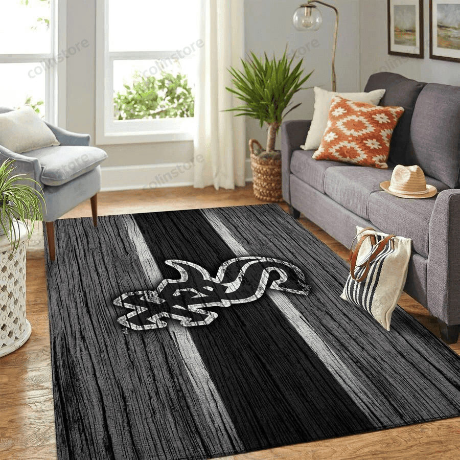 Chicago White Sox 3D Rectangle Area Rug – Full Print Carpet For Living Room & Bedroom Home Decor