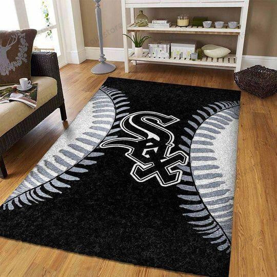Chicago White Sox 3D Rectangle Area Rug – Full Print Carpet For Living Room & Bedroom Home Decor