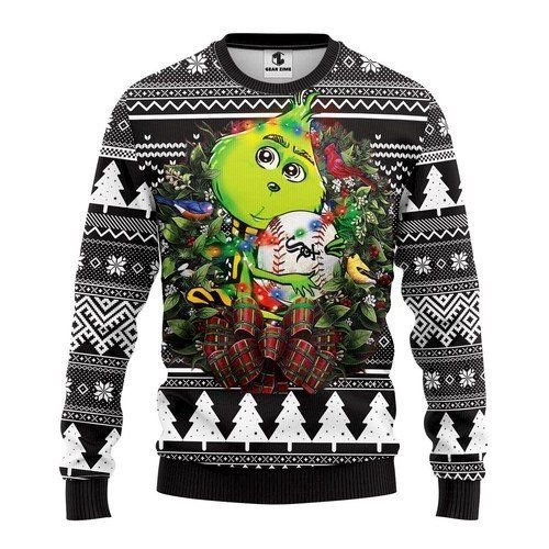 Chicago White Sox Groot Hug Ugly Christmas Sweater,