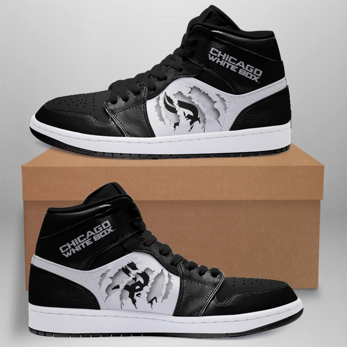 Chicago White Sox Mlb Team Custom Eachstep Gift For Fans Shoes Sport Air Jd Sneakers
