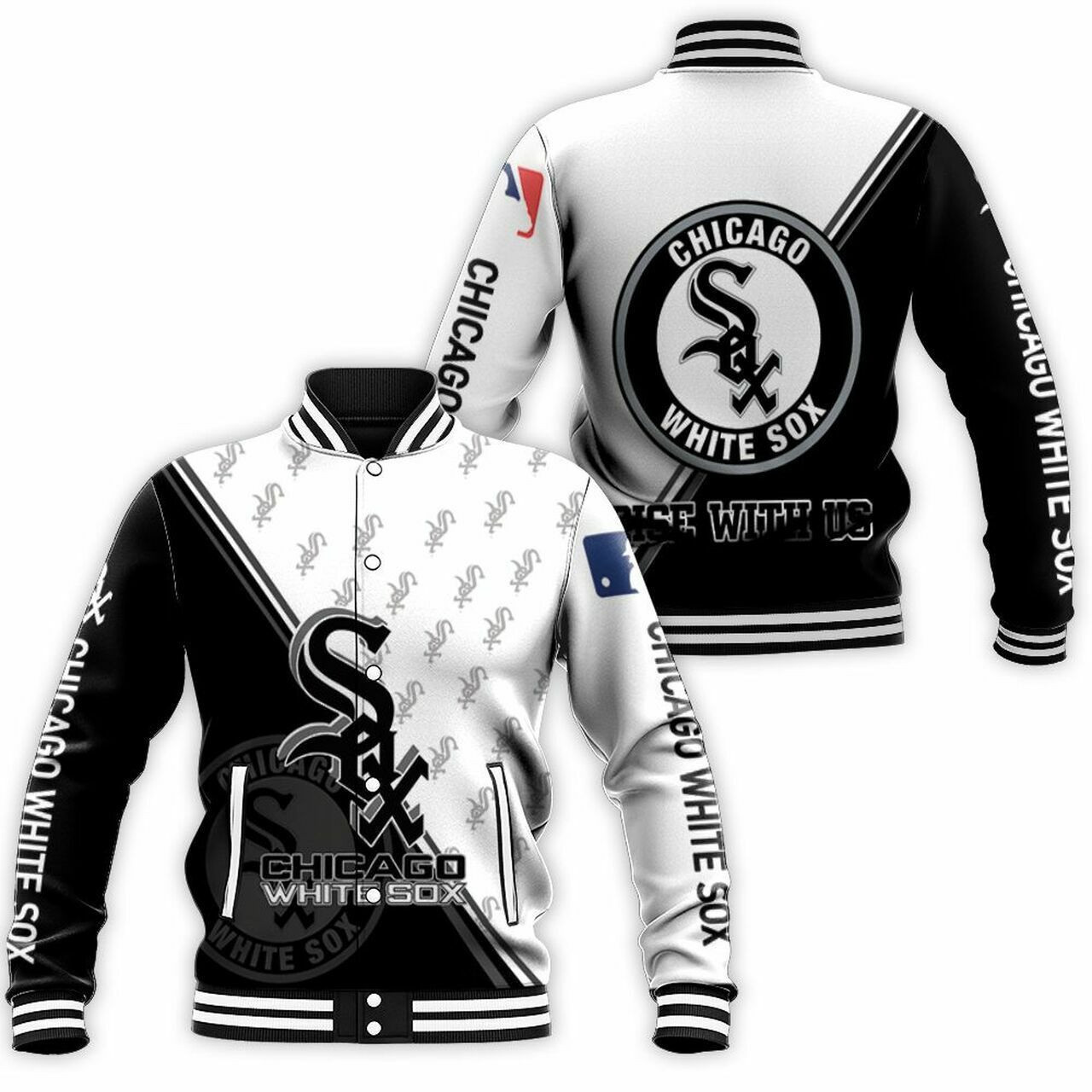 Chicago White Sox Varsity Baseball Jacket for Men & Women | MLB Team Fan Gift