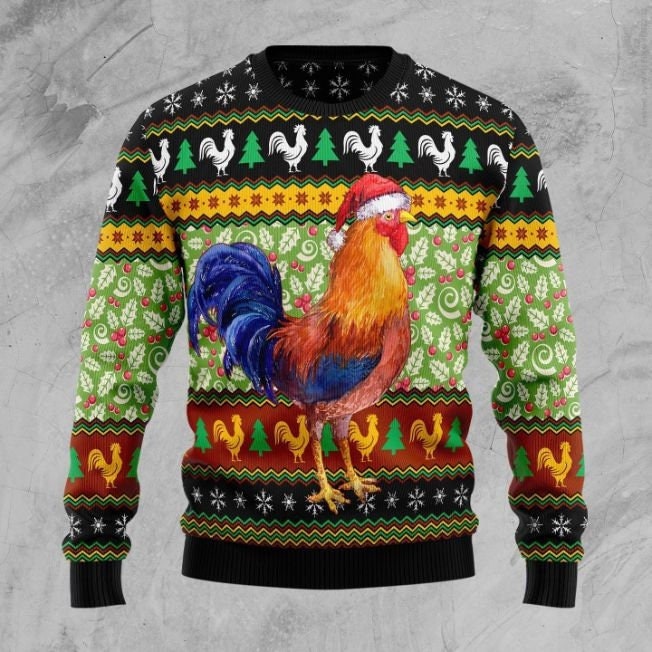 Chicken Ugly Christmas Sweater