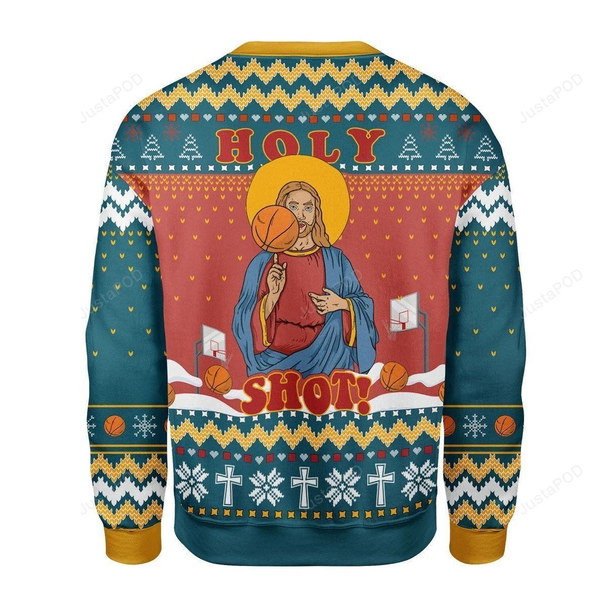 Christ Jesus Holy Shot! Ugly Christmas Sweater, Perfect Holiday Gift