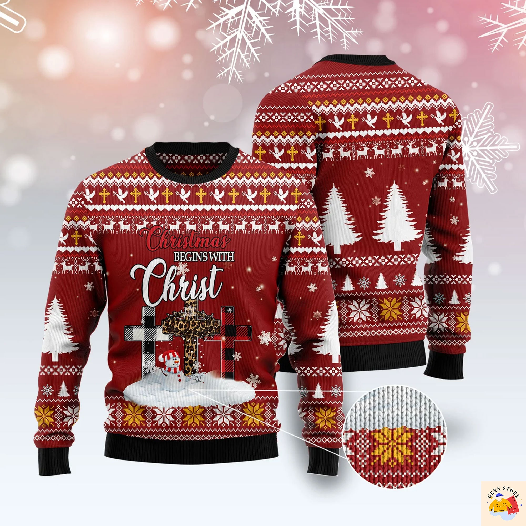 Christian Christmas Ugly Christmas Sweater