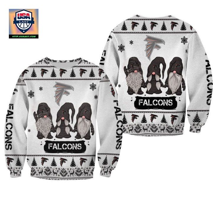 Christmas Gnomes Atlanta Falcons Ugly Sweater Christmas 3D Sweater