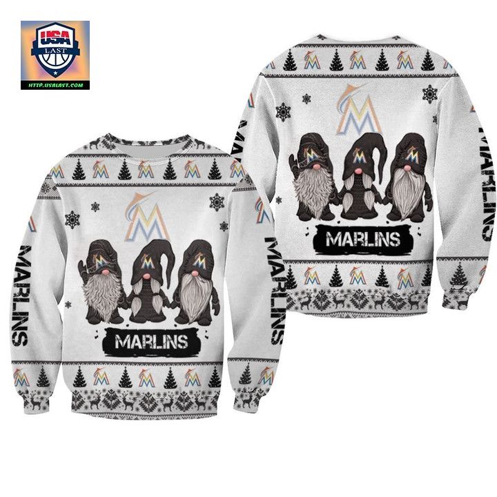 Christmas Gnomes Marlins Ugly Sweater Christmas 3D Sweater