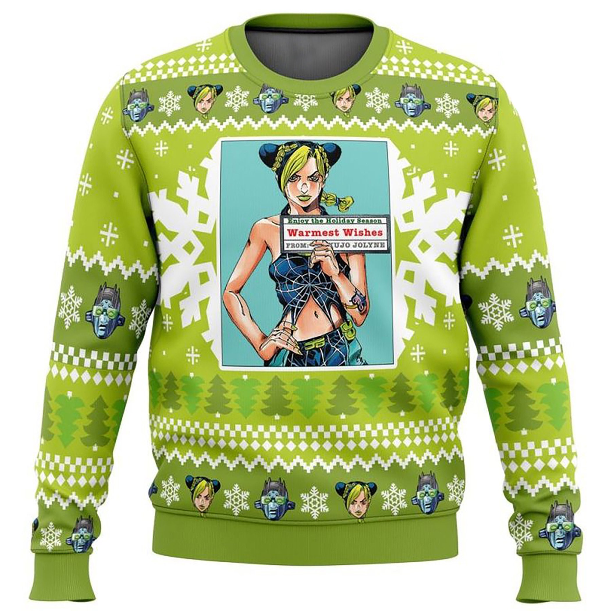 Christmas Jolyne Kujo Jojos Bizarre Adventure Christmas Ugly Christmas Sweater