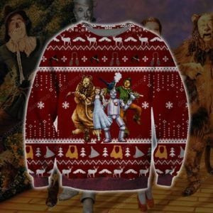 Christmas The Wizard Of Oz Ugly Christmas Sweater, Perfect Holiday Gift