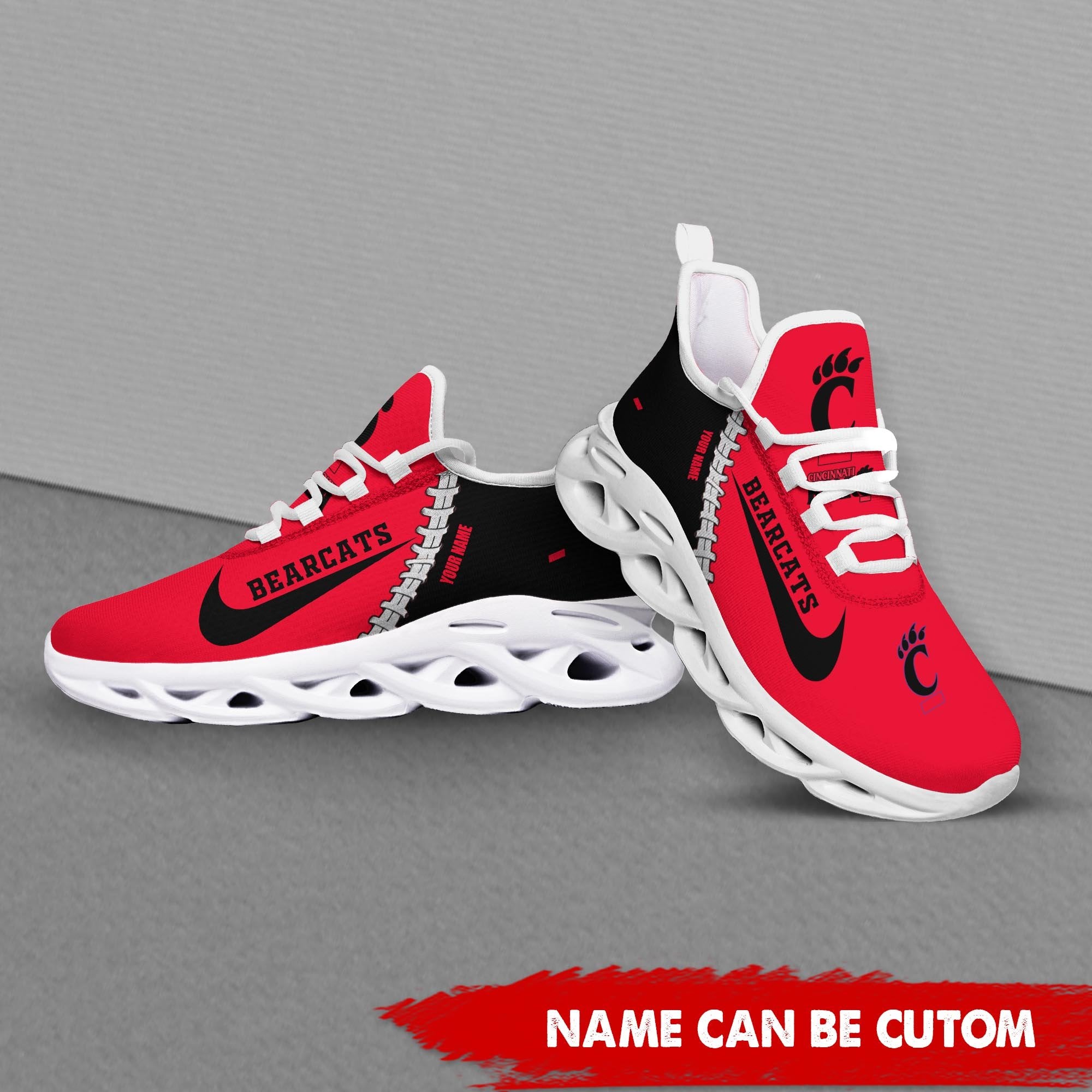 Cincinnati Bearcats Max Soul Shoes Sneakers for Men And Women – Casual Shoes, Streetwear Shoes - Image 4