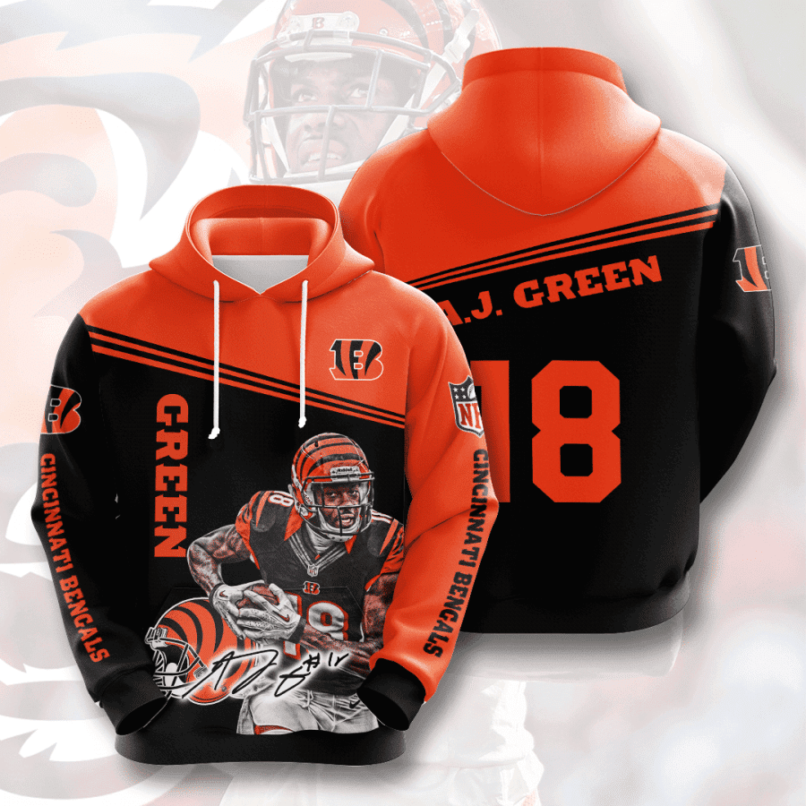 Cincinnati Bengals 3D All Over Print Hoodie & Zip Hoodie