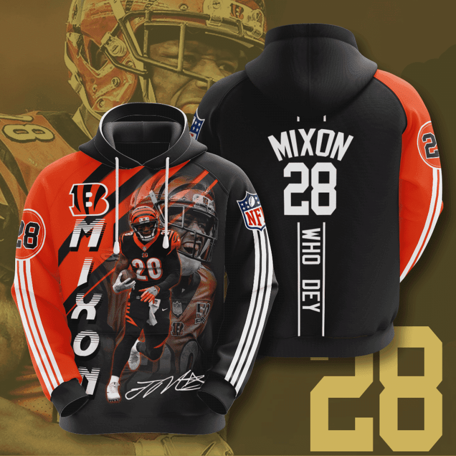 Cincinnati Bengals 3D All Over Print Hoodie & Zip Hoodie