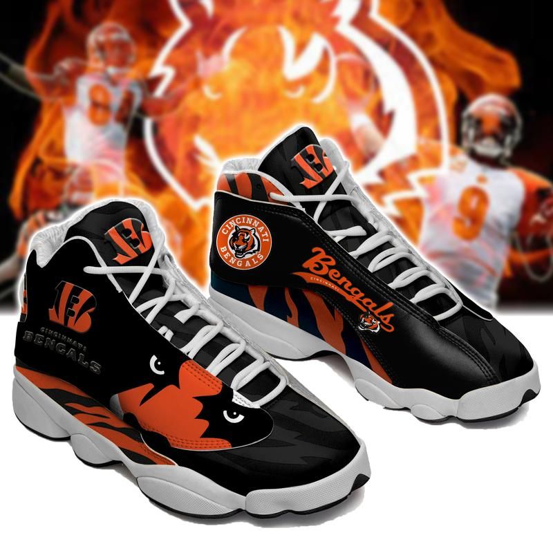 Cincinnati Bengals JD13 Sneakers Shoes for Men & Women | Custom Fan Gift
