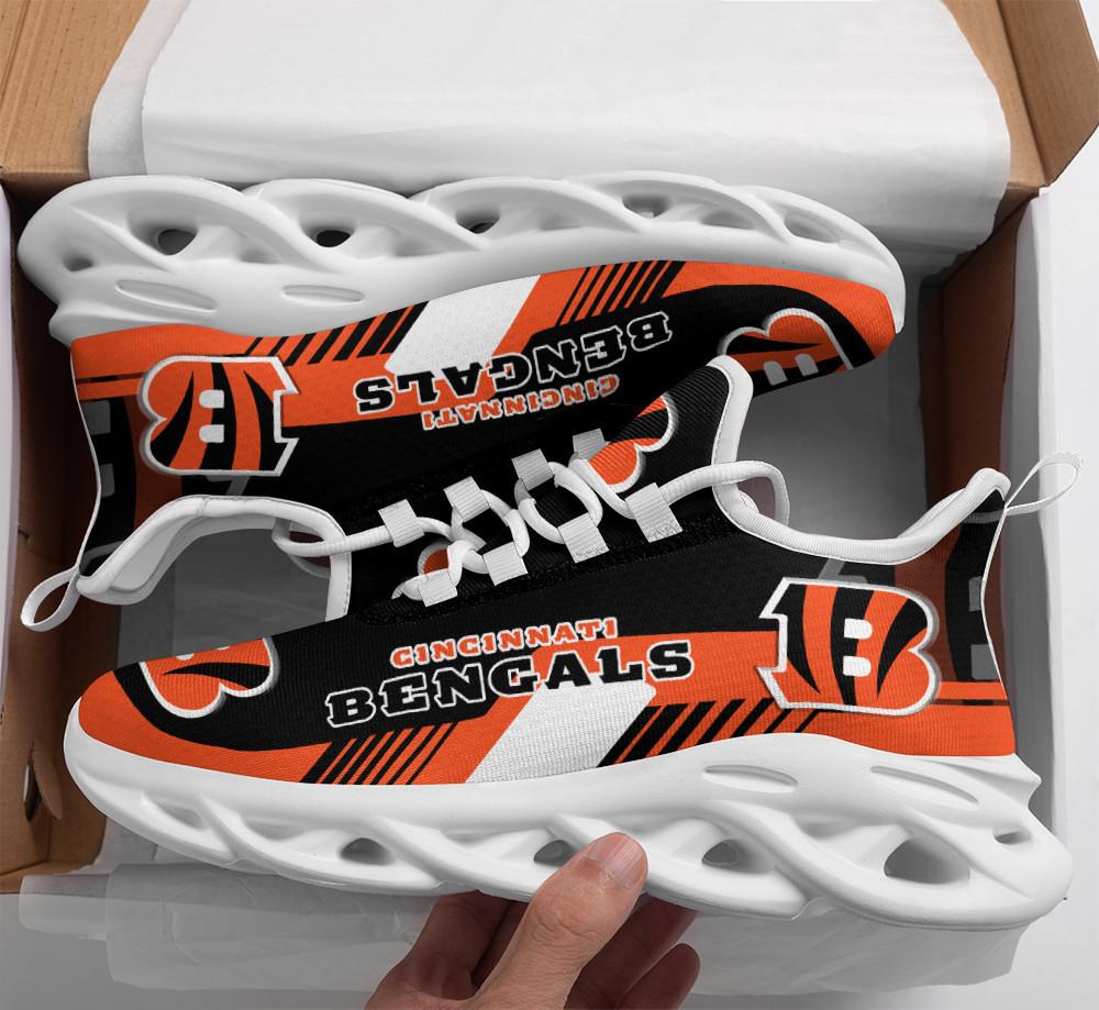 Cincinnati Bengals Max Soul Shoes Sneakers for Men And Women – NFL Football Fan Shoes, Team Sneakers - Image 5