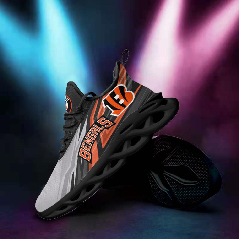 Cincinnati Bengals Max Soul Shoes Sneakers for Men And Women – NFL Football Fan Shoes, Team Sneakers - Image 3