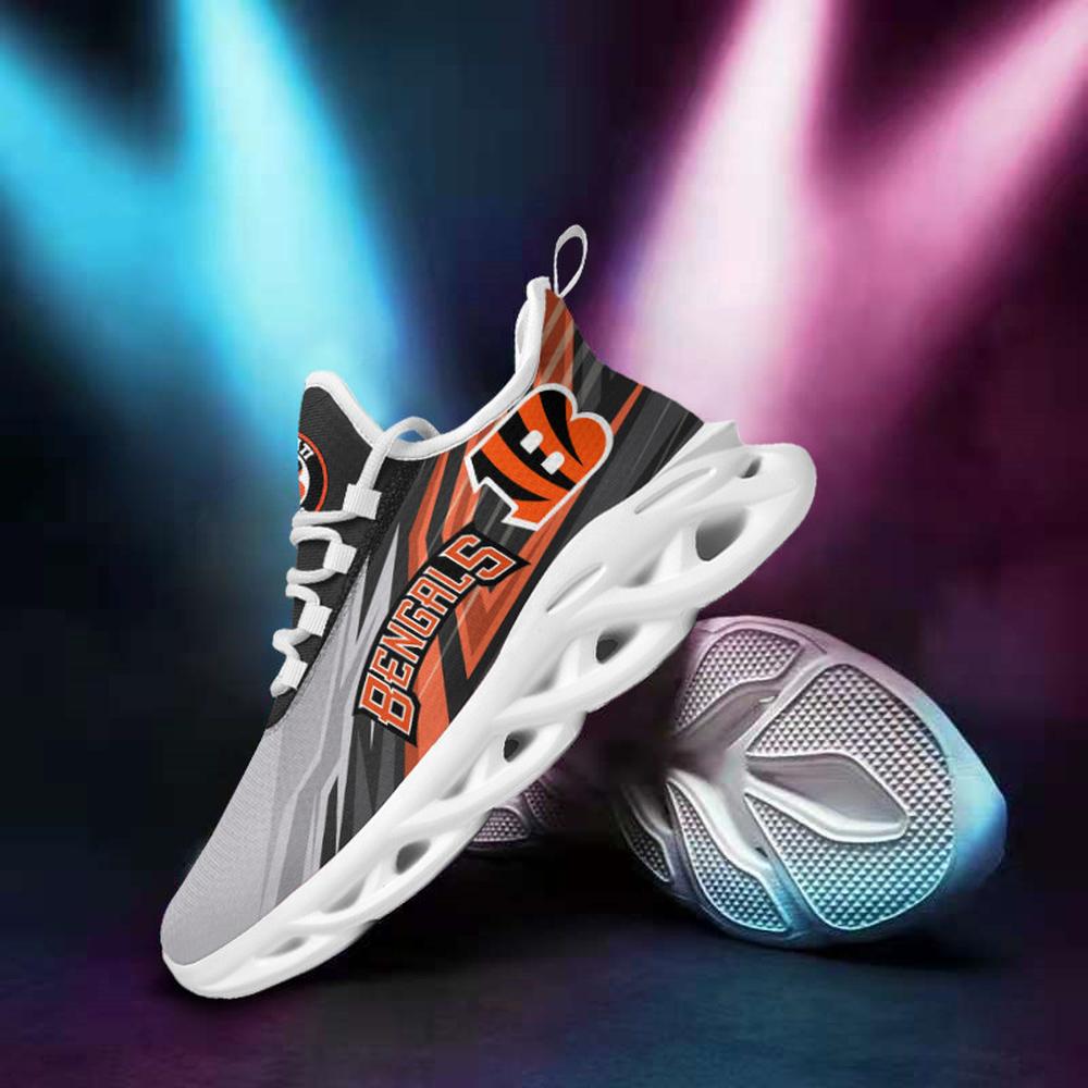 Cincinnati Bengals Max Soul Shoes Sneakers for Men And Women – NFL Football Fan Shoes, Team Sneakers - Image 4