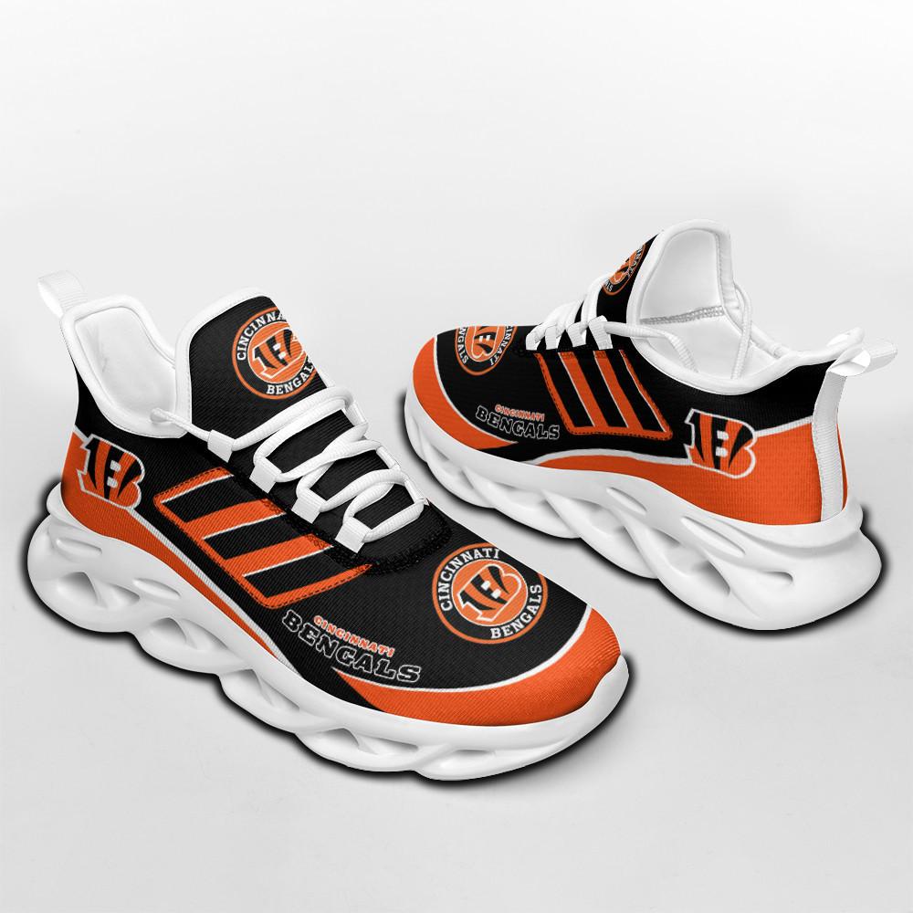 Cincinnati Bengals Max Soul Shoes Sneakers for Men And Women – NFL Football Fan Shoes, Team Sneakers - Image 3