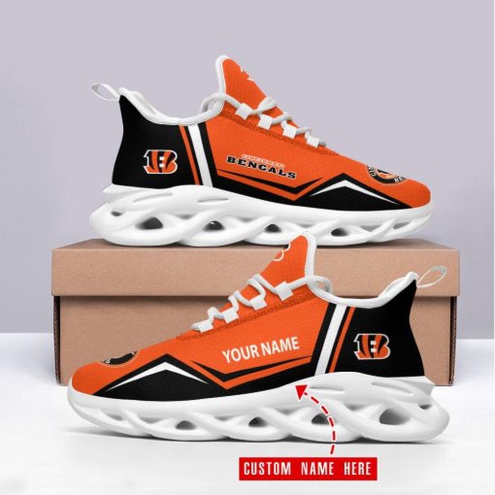 Cincinnati Bengals Max Soul Shoes Sneakers for Men And Women – NFL Football Fan Shoes, Team Sneakers - Image 6