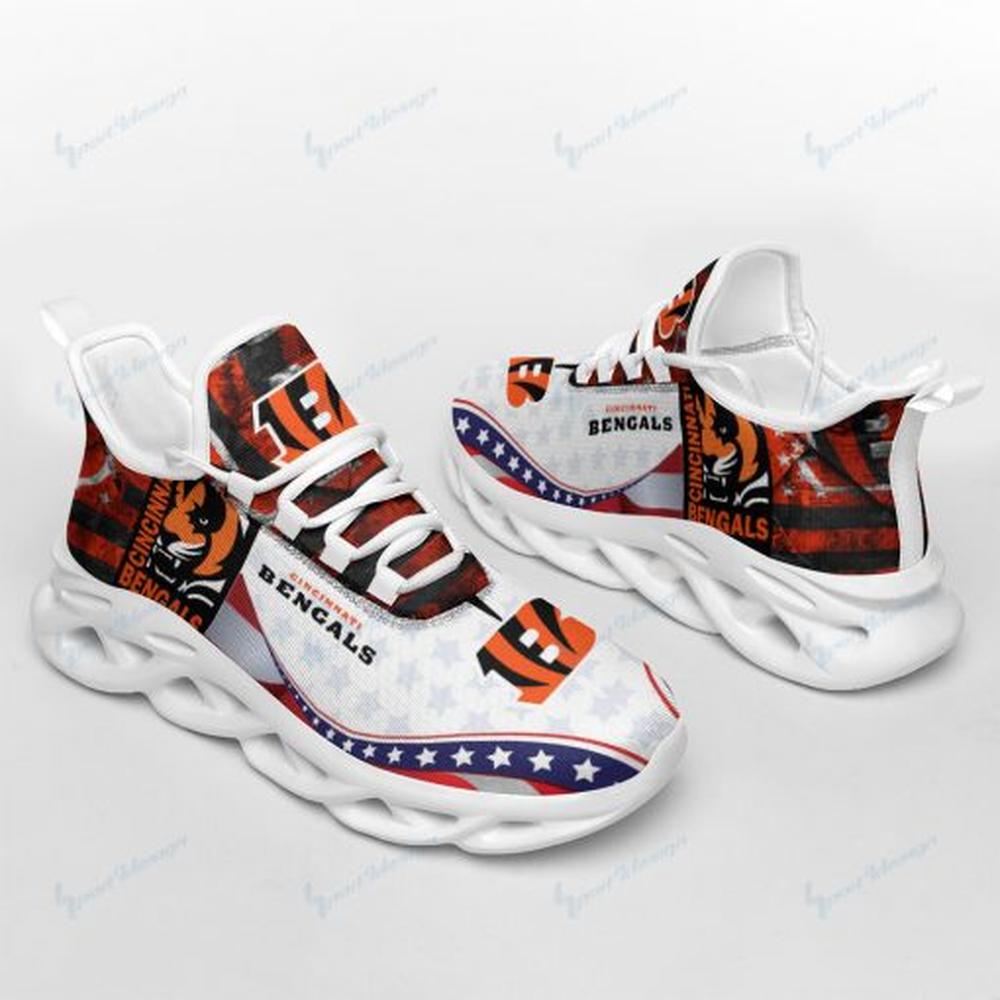 Cincinnati Bengals Max Soul Shoes Sneakers for Men And Women – NFL Football Fan Shoes, Team Sneakers - Image 5