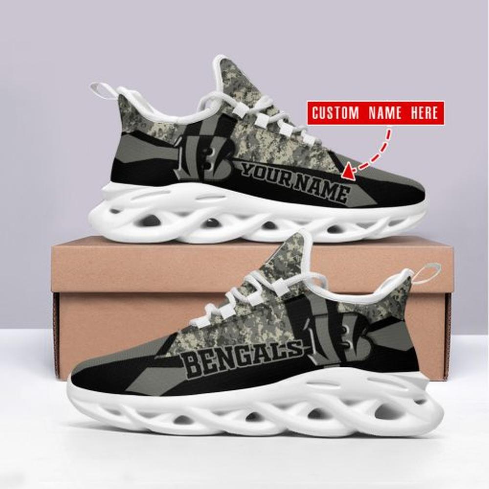 Cincinnati Bengals Max Soul Shoes Sneakers for Men And Women – NFL Football Fan Shoes, Team Sneakers - Image 5