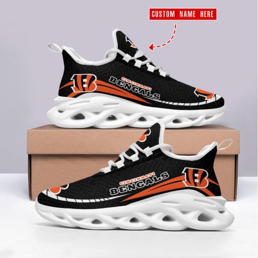 Cincinnati Bengals Max Soul Shoes Sneakers for Men And Women – NFL Football Fan Shoes, Team Sneakers - Image 5