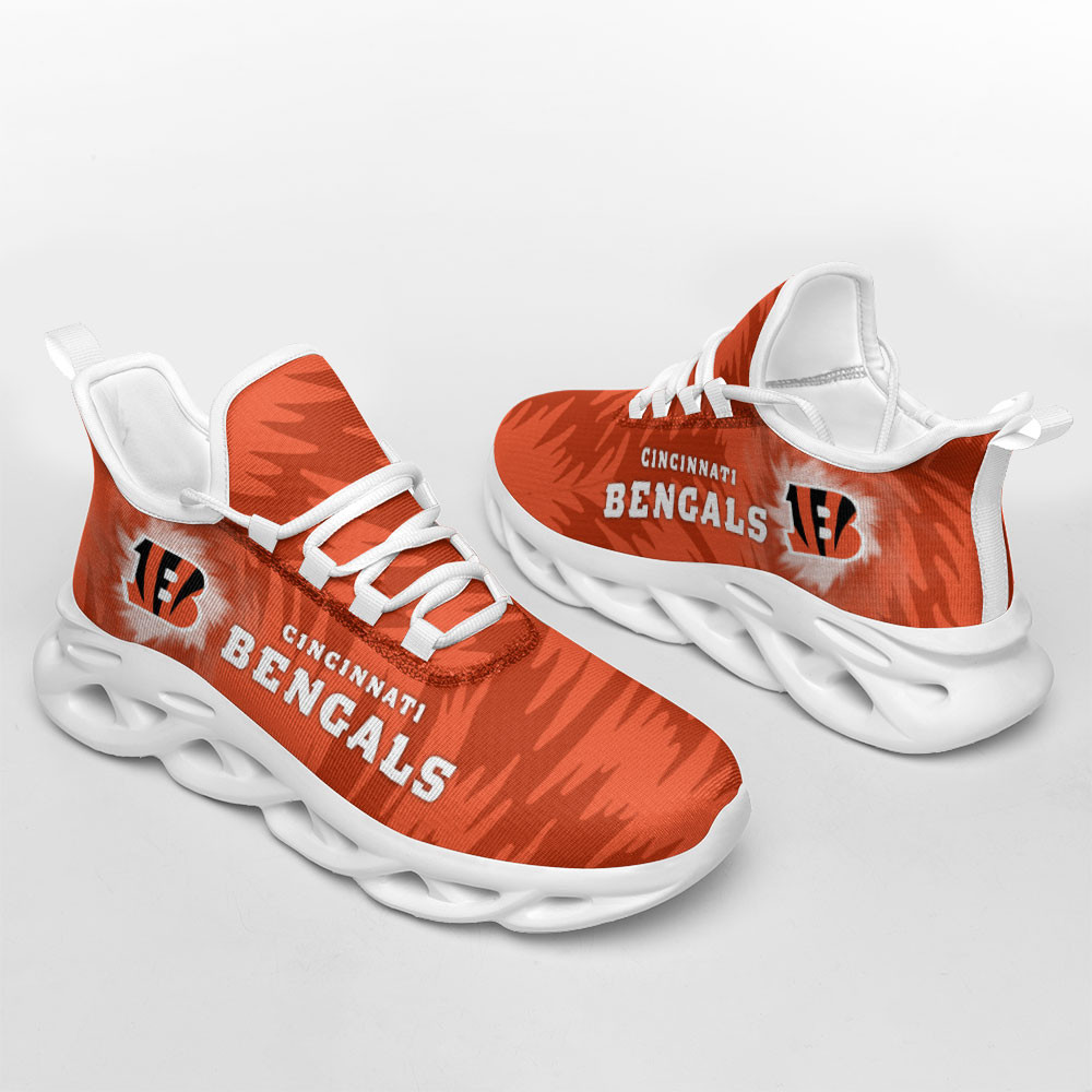 Cincinnati Bengals Max Soul Shoes Sneakers for Men And Women – NFL Football Fan Shoes, Team Sneakers