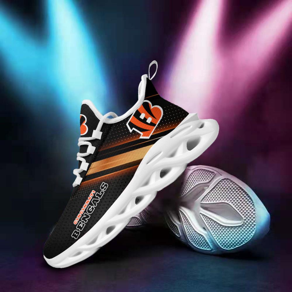 Cincinnati Bengals Max Soul Shoes Sneakers for Men And Women – NFL Football Fan Shoes, Team Sneakers - Image 3