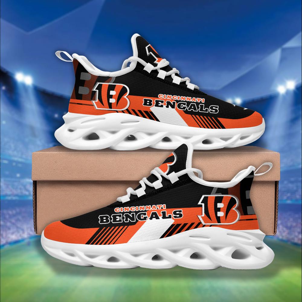 Cincinnati Bengals Max Soul Shoes Sneakers for Men And Women – NFL Football Fan Shoes, Team Sneakers - Image 4