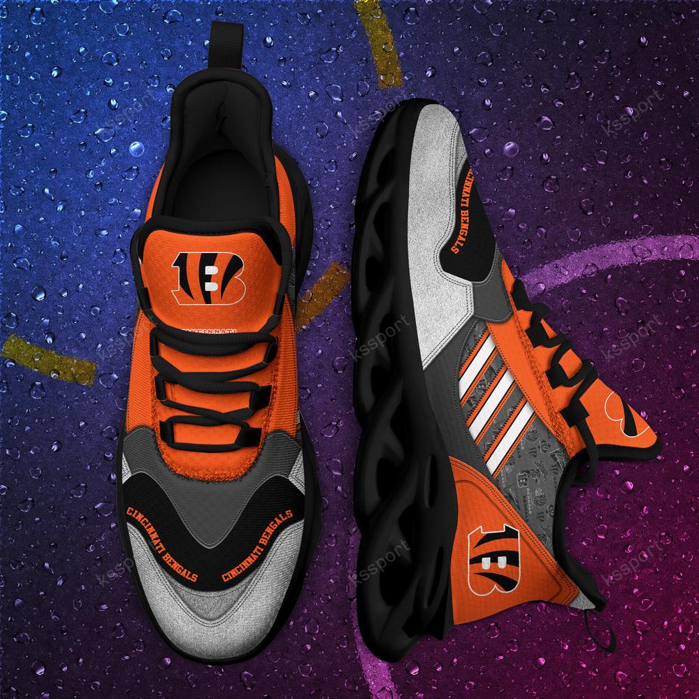 Cincinnati Bengals Max Soul Shoes Sneakers for Men And Women – NFL Football Fan Shoes, Team Sneakers - Image 3