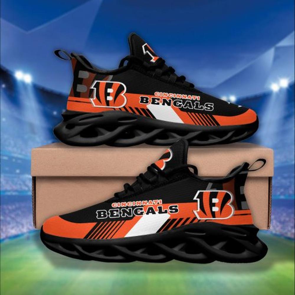 Cincinnati Bengals Max Soul Shoes Sneakers for Men And Women – NFL Football Fan Shoes, Team Sneakers - Image 7