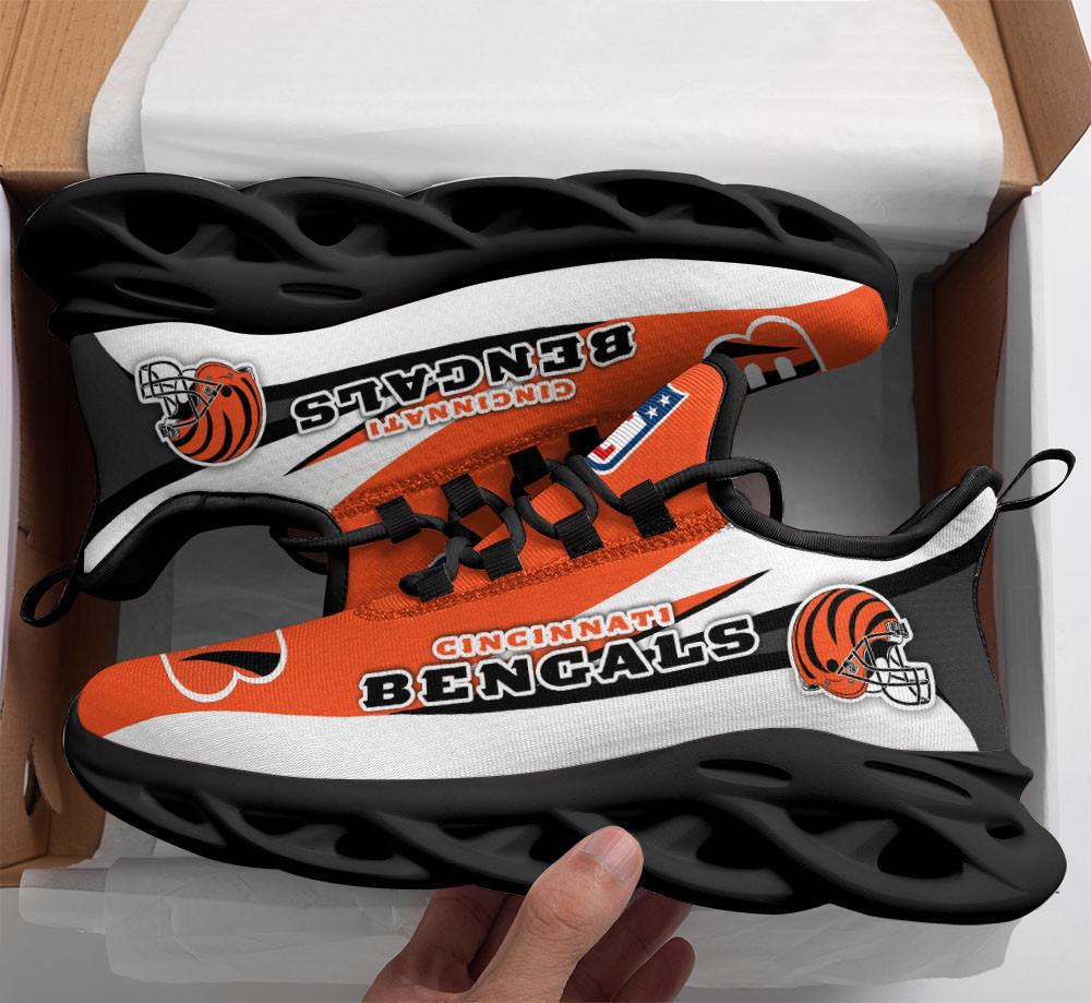 Cincinnati Bengals Max Soul Shoes Sneakers for Men And Women – NFL Football Fan Shoes, Team Sneakers - Image 3