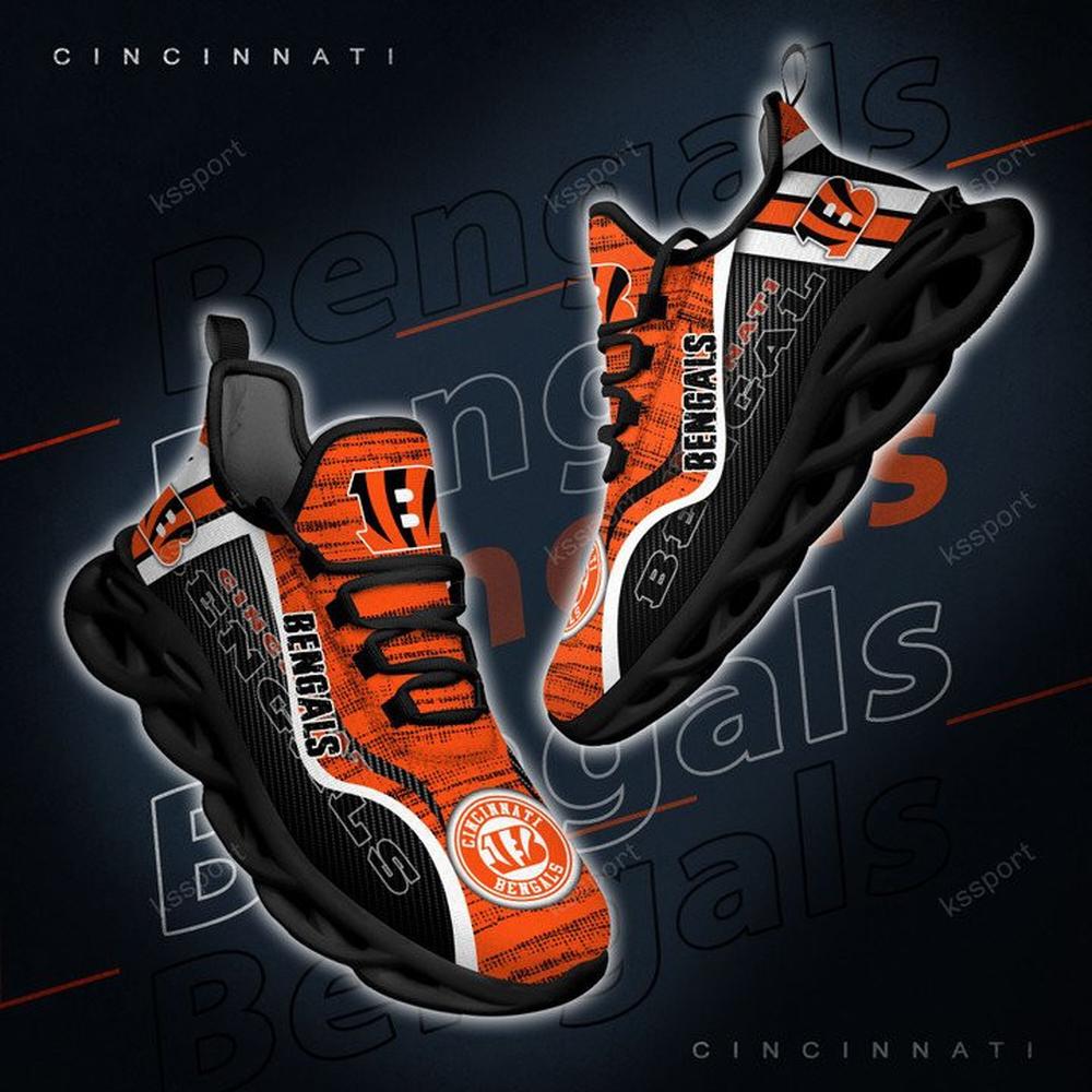 Cincinnati Bengals Max Soul Shoes Sneakers for Men And Women – NFL Football Fan Shoes, Team Sneakers - Image 6