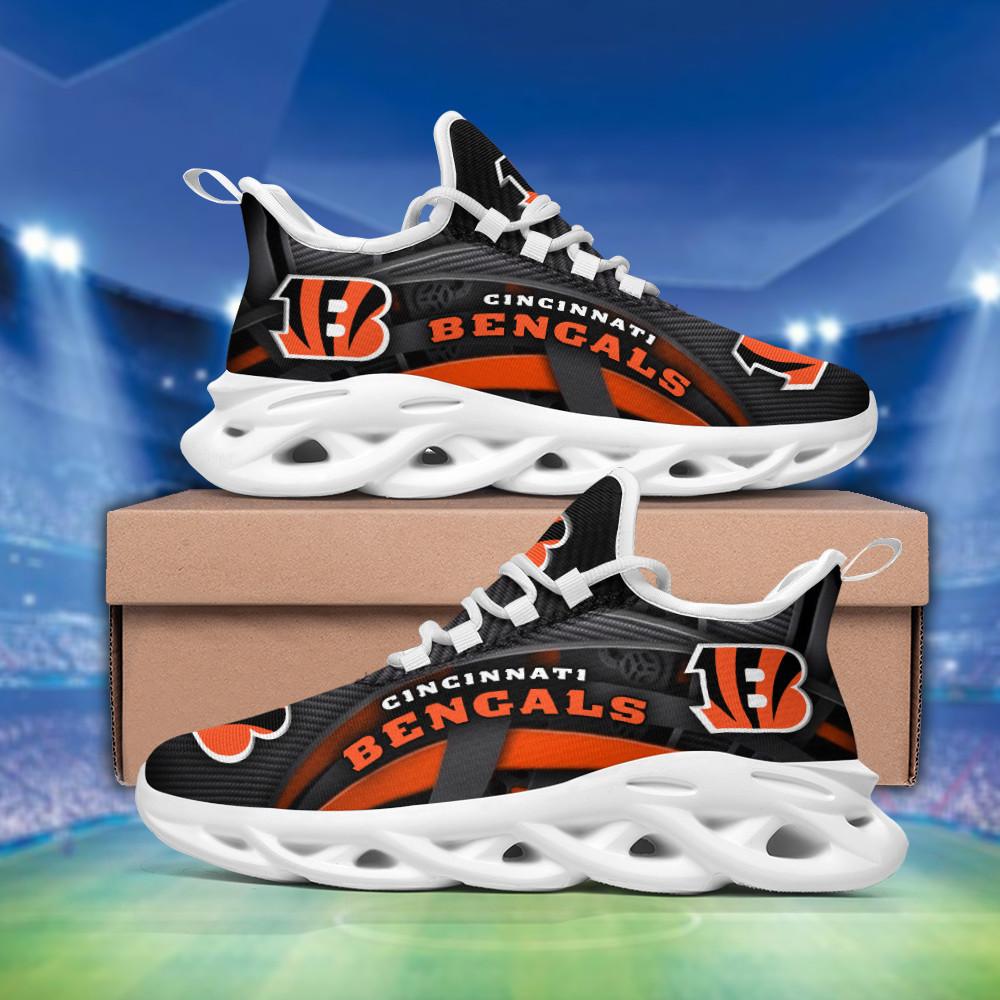 Cincinnati Bengals Max Soul Shoes Sneakers for Men And Women – NFL Football Fan Shoes, Team Sneakers - Image 3
