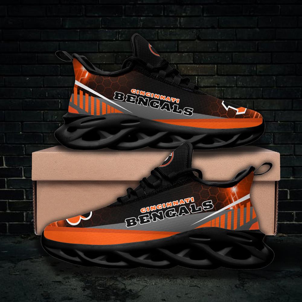 Cincinnati Bengals Max Soul Shoes Sneakers for Men And Women – NFL Football Fan Shoes, Team Sneakers - Image 4