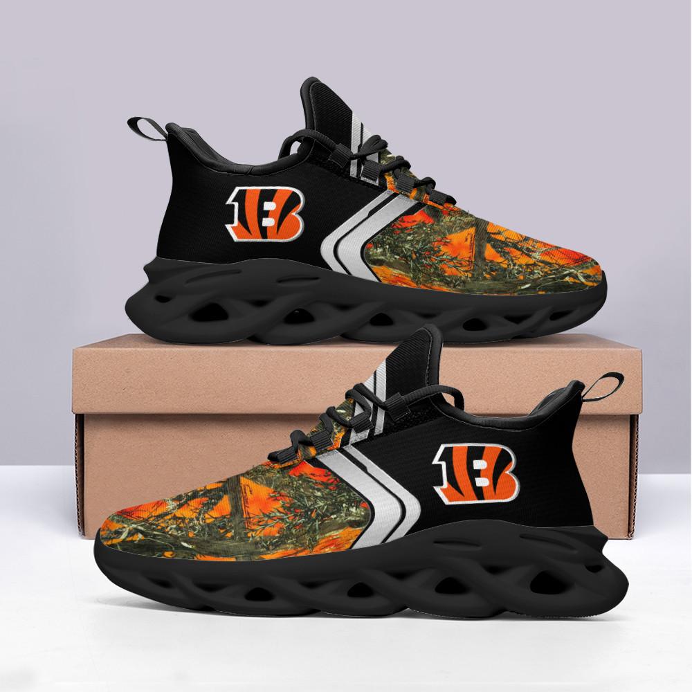 Cincinnati Bengals Max Soul Shoes Sneakers for Men And Women – NFL Football Fan Shoes, Team Sneakers - Image 3