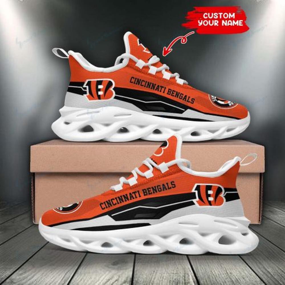 Cincinnati Bengals Max Soul Shoes Sneakers for Men And Women – NFL Football Fan Shoes, Team Sneakers - Image 5