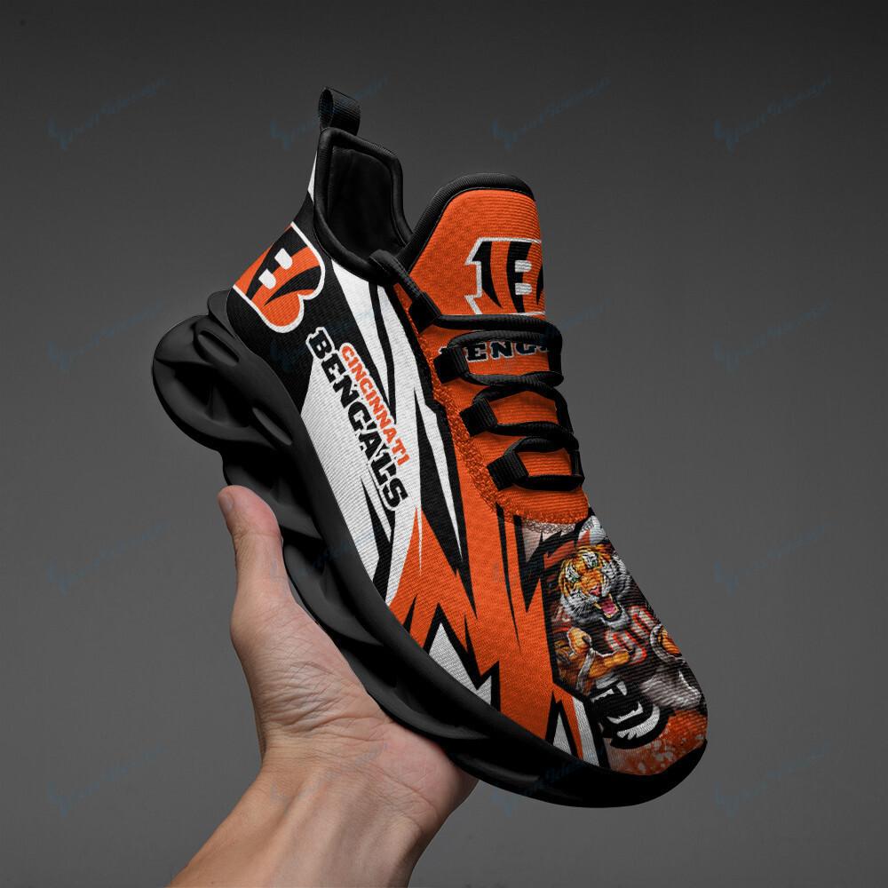 Cincinnati Bengals Max Soul Shoes Sneakers for Men And Women – NFL Football Fan Shoes, Team Sneakers - Image 5