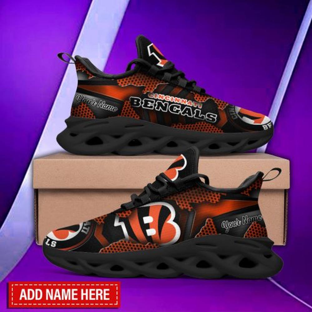 Cincinnati Bengals Max Soul Shoes Sneakers for Men And Women – NFL Football Fan Shoes, Team Sneakers - Image 5