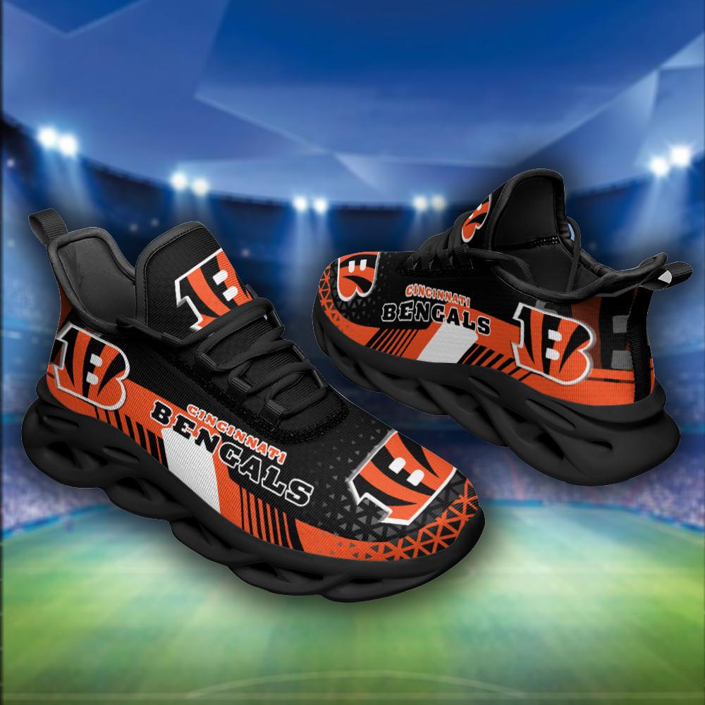 Cincinnati Bengals Max Soul Shoes Sneakers for Men And Women – NFL Football Fan Shoes, Team Sneakers - Image 3