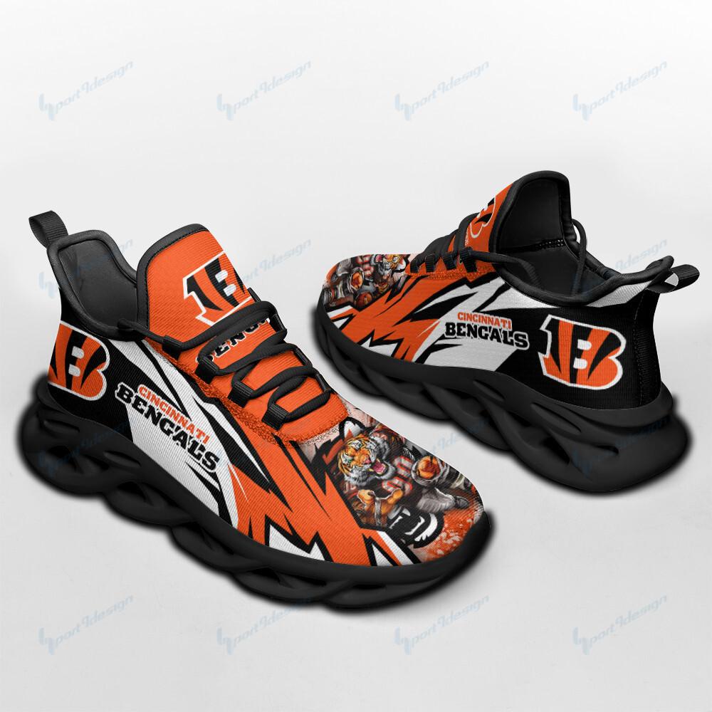 Cincinnati Bengals Max Soul Shoes Sneakers for Men And Women – NFL Football Fan Shoes, Team Sneakers - Image 4
