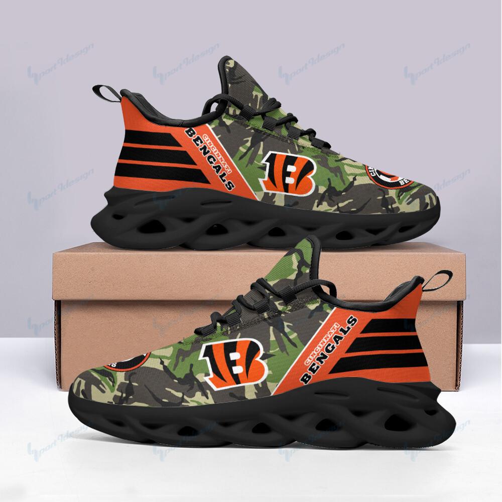 Cincinnati Bengals Max Soul Shoes Sneakers for Men And Women – NFL Football Fan Shoes, Team Sneakers - Image 3