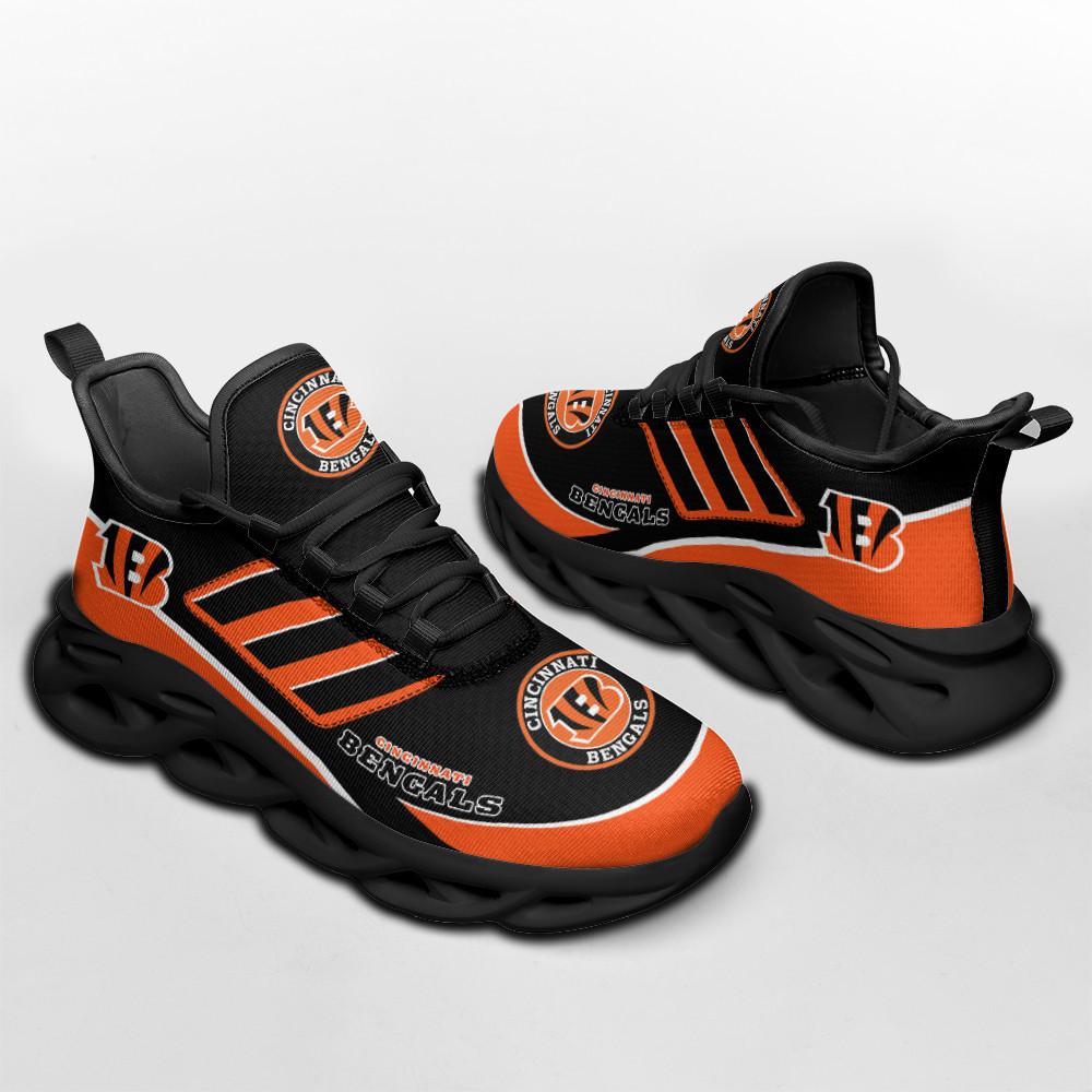 Cincinnati Bengals Max Soul Shoes Sneakers for Men And Women – NFL Football Fan Shoes, Team Sneakers - Image 4