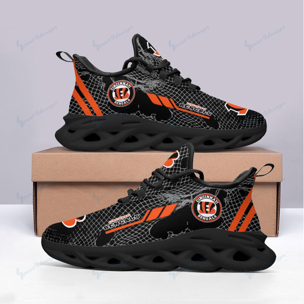 Cincinnati Bengals Max Soul Shoes Sneakers for Men And Women – NFL Football Fan Shoes, Team Sneakers - Image 3