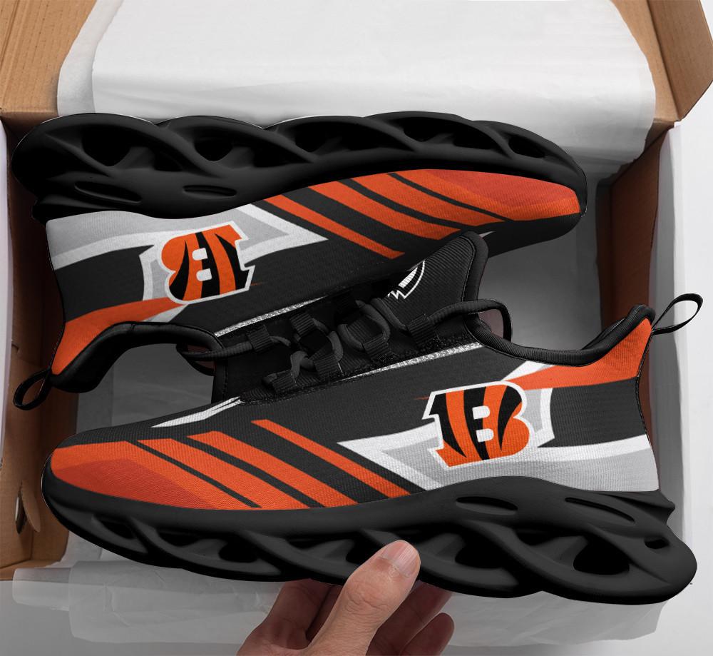 Cincinnati Bengals Max Soul Shoes Sneakers for Men And Women – NFL Football Fan Shoes, Team Sneakers - Image 4