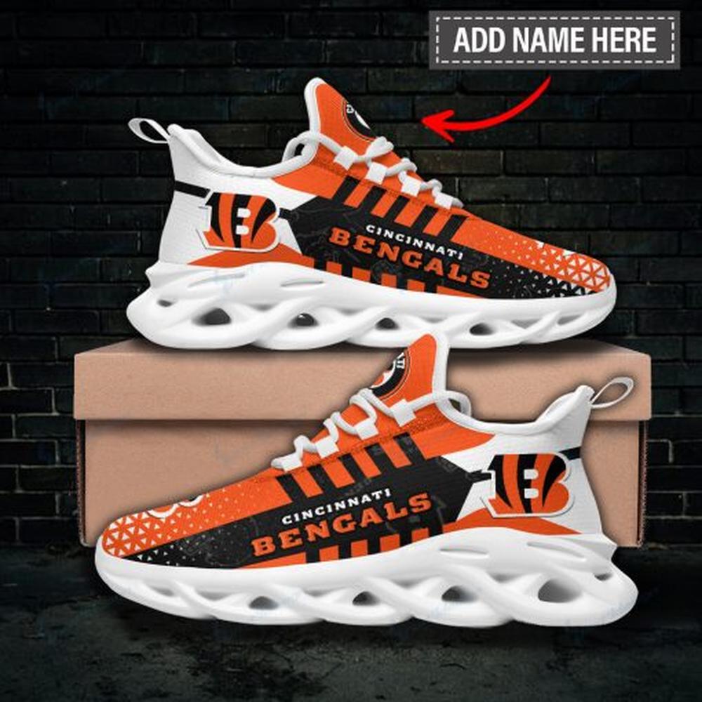 Cincinnati Bengals Max Soul Shoes Sneakers for Men And Women – NFL Football Fan Shoes, Team Sneakers - Image 5