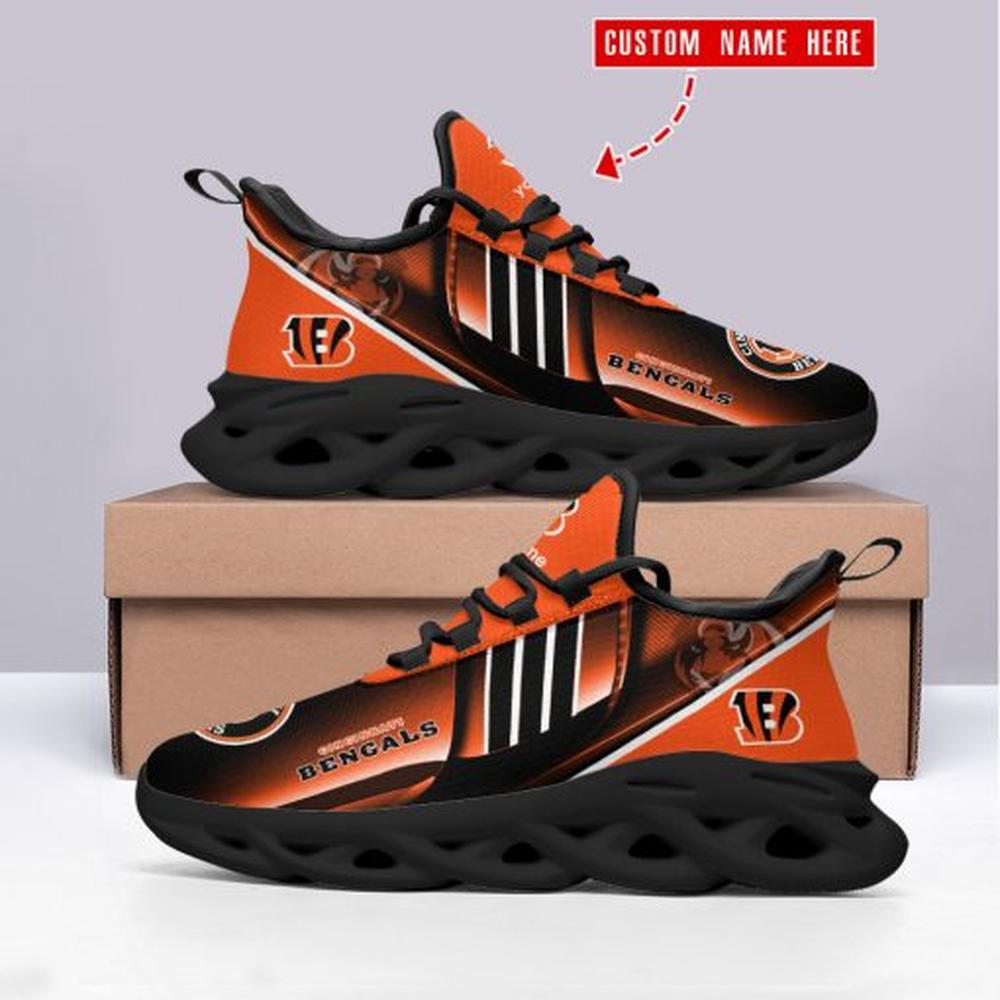 Cincinnati Bengals Max Soul Shoes Sneakers for Men And Women – NFL Football Fan Shoes, Team Sneakers - Image 5